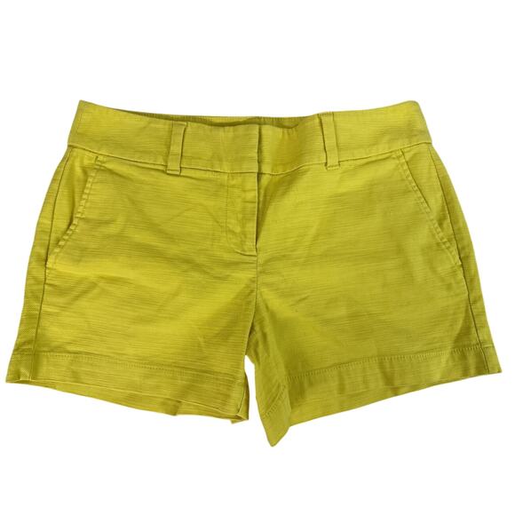Loft Outlet 4 inch Inseam Short Womens Yellow Shorts size 0 - Picture 1 of 6